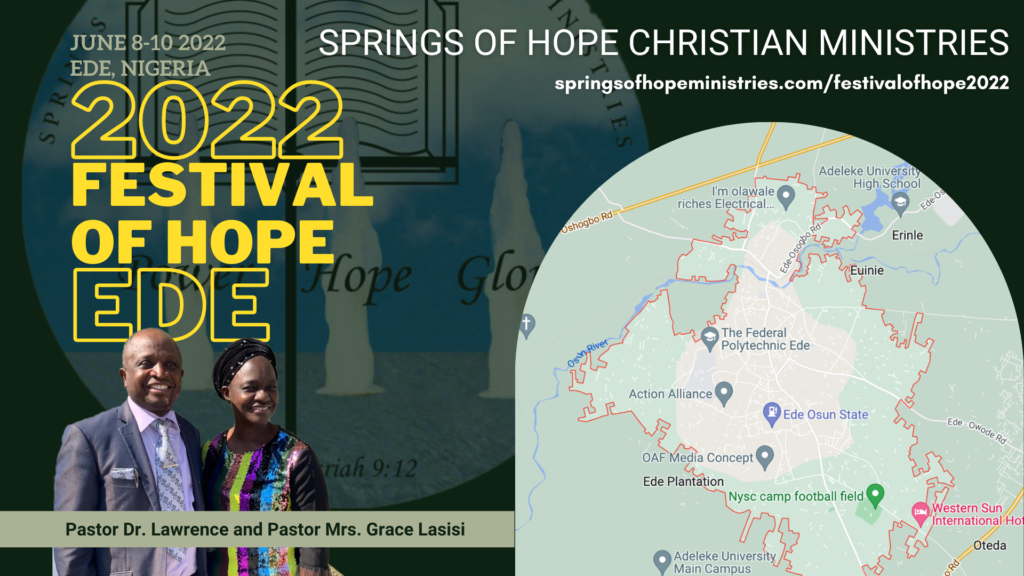 Festival of Hope 2022 Flyer