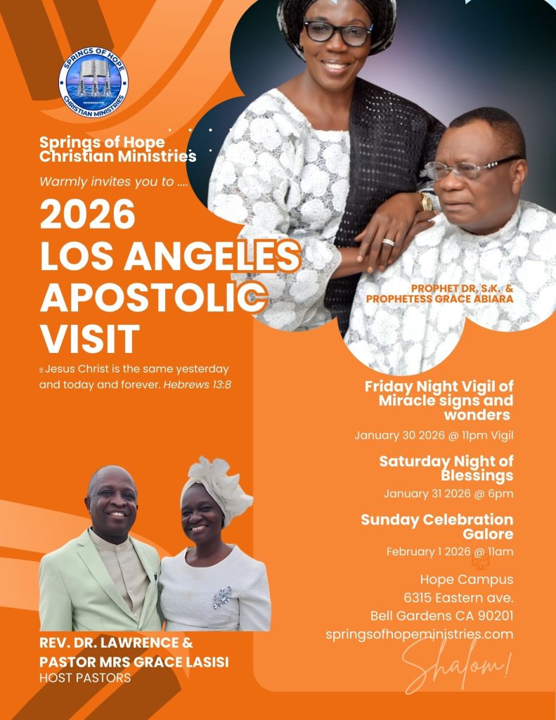 2026 Prophetic Visitation Flyer